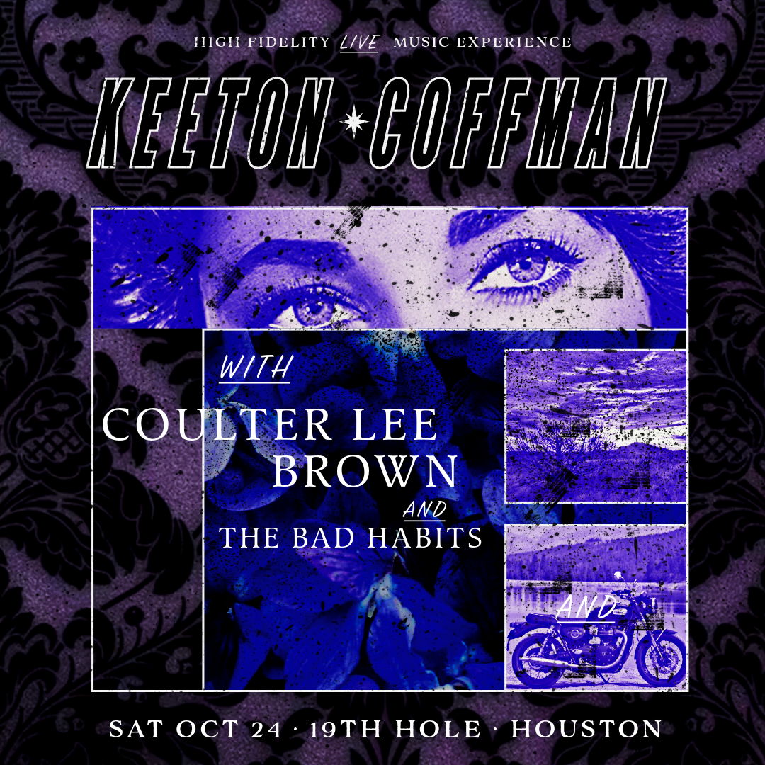SAT OCT 24 • Houston TX • General Admission